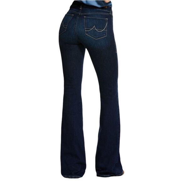 ARIAT Women's Ultra Stretch Perfect Rise Katie Flare Jean 28R - Picture 2 of 16